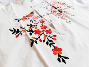 Hand Painting on Panjabi