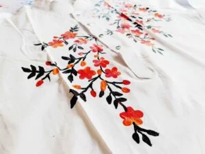 Hand Painting on Panjabi